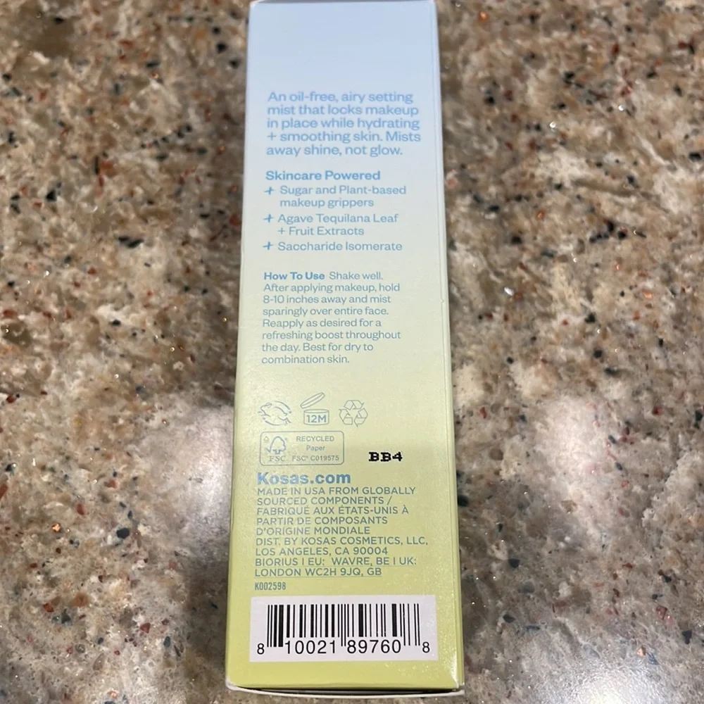 NEW Kosas  Cloud Set Airy Setting Spray + Smoothing Mist